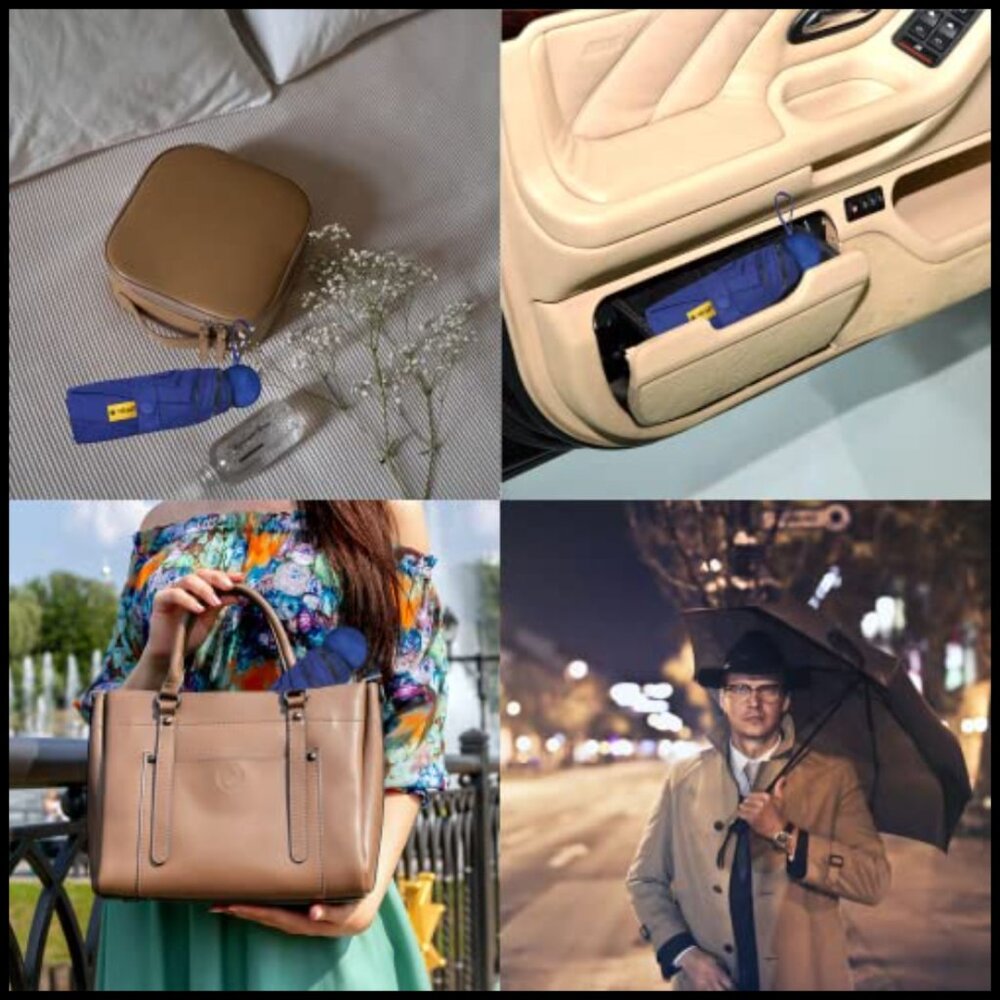 Compact Folding Umbrella Lightweight Windproof Uv… - image 7